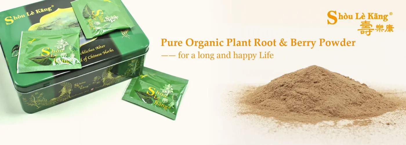 Shou Le Kang ® 壽樂康 Pure Organic Plant Root Berry Powder