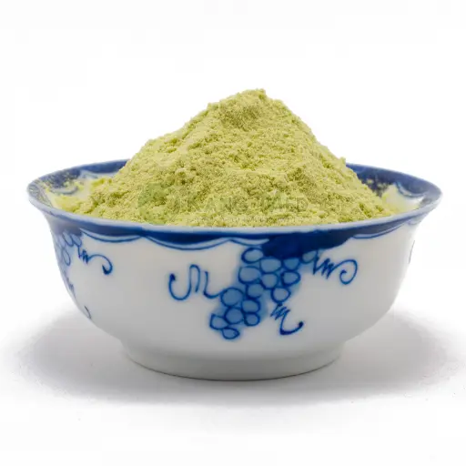 green pea powder sample