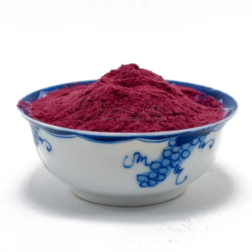 organic bilberry powder sample