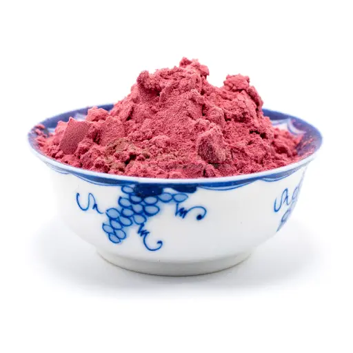 raspberry powder sample